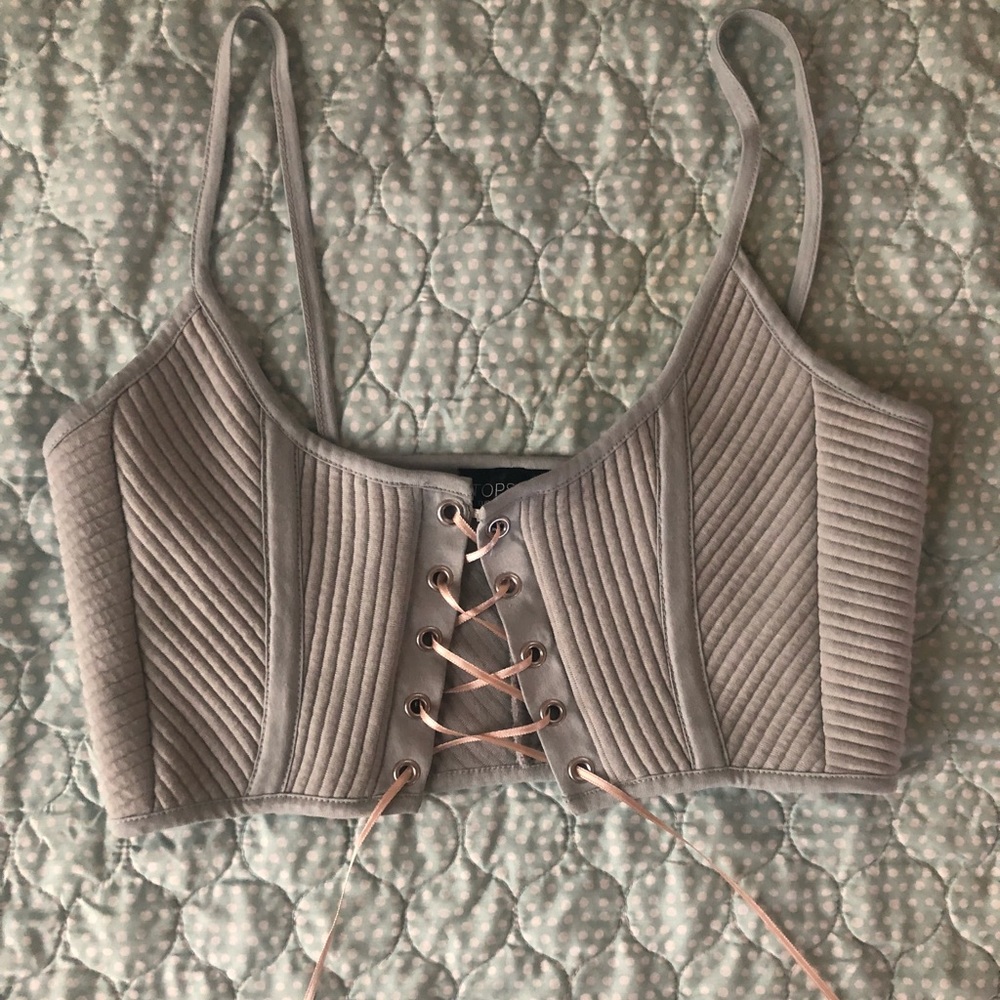 Top shop corset style top